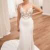 SoDigne Mermaid Satin Appliques Wedding Dresses V Neck Sleeveless Bridal Dress Long Wedding Gown Robe De Mairee Customized  9 Scf6d7c5c334e429a8ac7b44c183ea9f43 Cropped