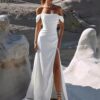 Elegant Off The Shoulder Mermaid Wedding Dress Strapless Pleat Side Slit Open Back Bridal Gown Train Vestido De Noiva Customized 4 Sd2d9271c5d4b4b419492cd145bee1a16i Cropped
