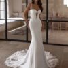 SoDigne Mermaid Satin Wedding Dress Sweetheart Sleeveless Lace Appliques Bride Dresses Bridal Gowns Robe De Mairee Customized 6 Sd55a6e8b6bb445ed8c4bf814350bf234G Cropped