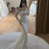 SoDigne Mermaid Lace Wedding Dresses Off Shoulder Long Sleeves Bridal Dress Boho Wedding Gown Robe De Mairee Customized 9 Sdaf9a196ba9146d0ab99e98351c770c9q Cropped