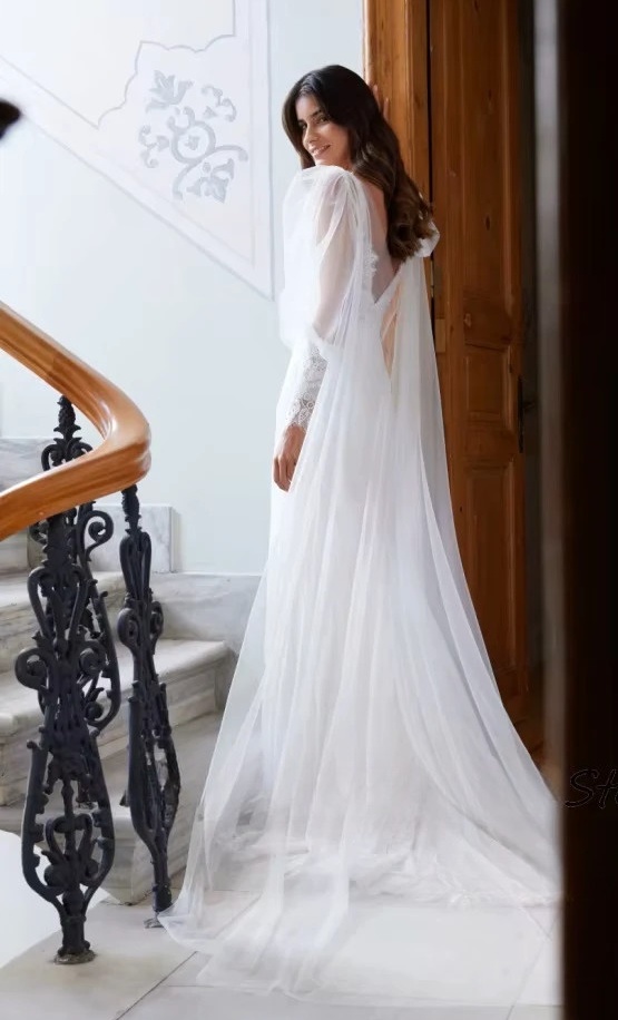 SoDigne Mermaid Boho Wedding Dresses Sweetheart Long Sleeves Lace Bridal Dress 2025 Beach Wedding Gown Robe De Mairee 2 SoDigne Mermaid Boho Wedding Dresses Sweetheart Long Sleeves Lace Bridal Dress 2025 Beach Wedding Gown Robe De Mairee - immagine 2