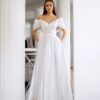 SoDigne A-line Off Shoulder Wedding Dresses V-neck Sleeveless Satin Bridal Dress Long Elegant Bridal Gown 2025 Customized 6 Se92dd226ecb8443281351c356f9fe7b97 Cropped