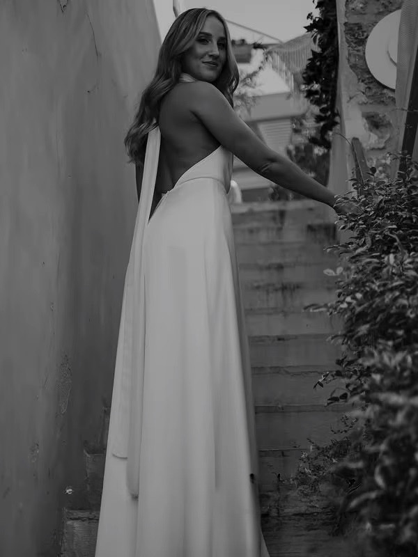 SoDigne Mermaid Simple Wedding Dresses Halter Sleeveless Bridal Dress Beach Long Wedding Gown Robe De Mairee Customized 4 SoDigne Mermaid Simple Wedding Dresses Halter Sleeveless Bridal Dress Beach Long Wedding Gown Robe De Mairee Customized - immagine 4